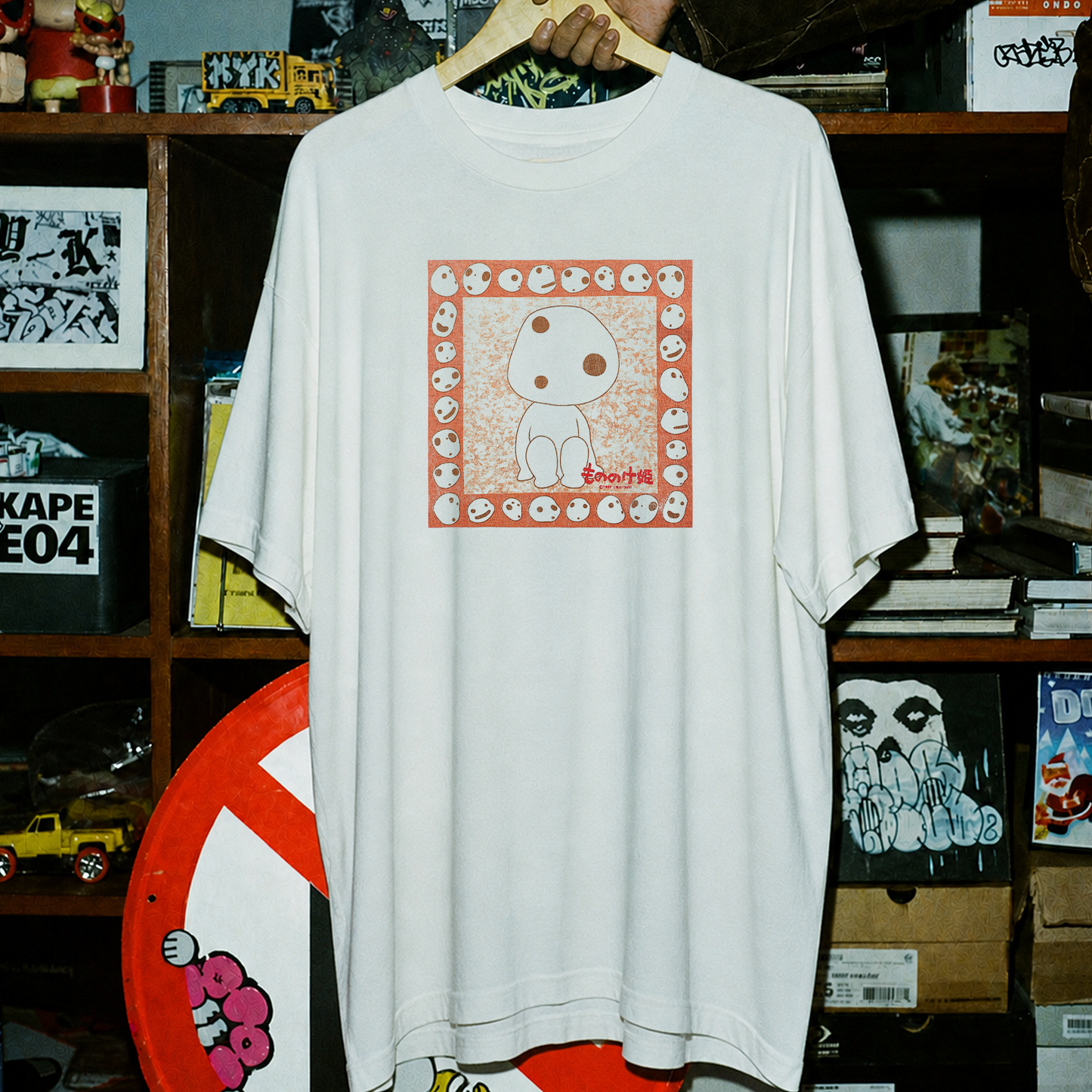 1997 Mononoke Hime Washed White Tee