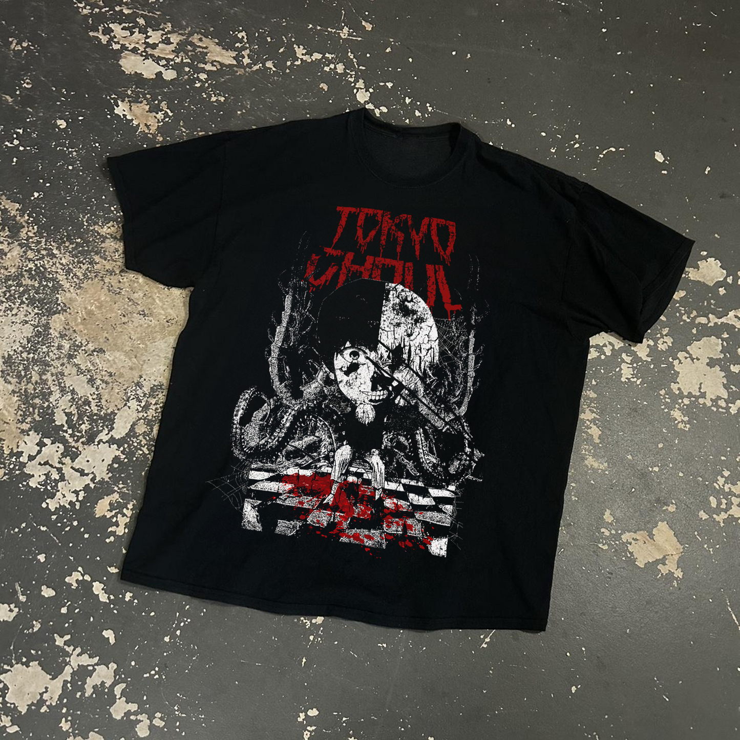 Tokyo Ghoul Kaneki Black Metal T-shirt