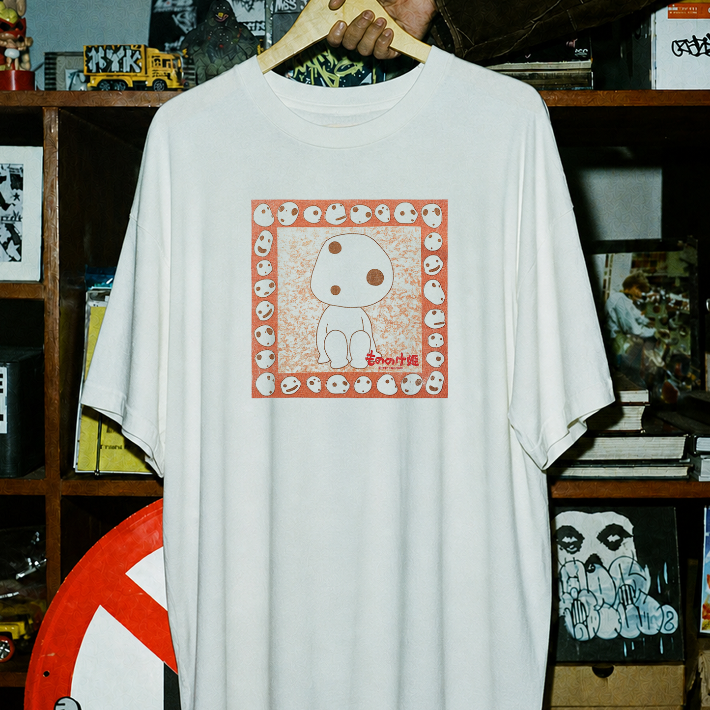 1997 Mononoke Hime Washed White Tee