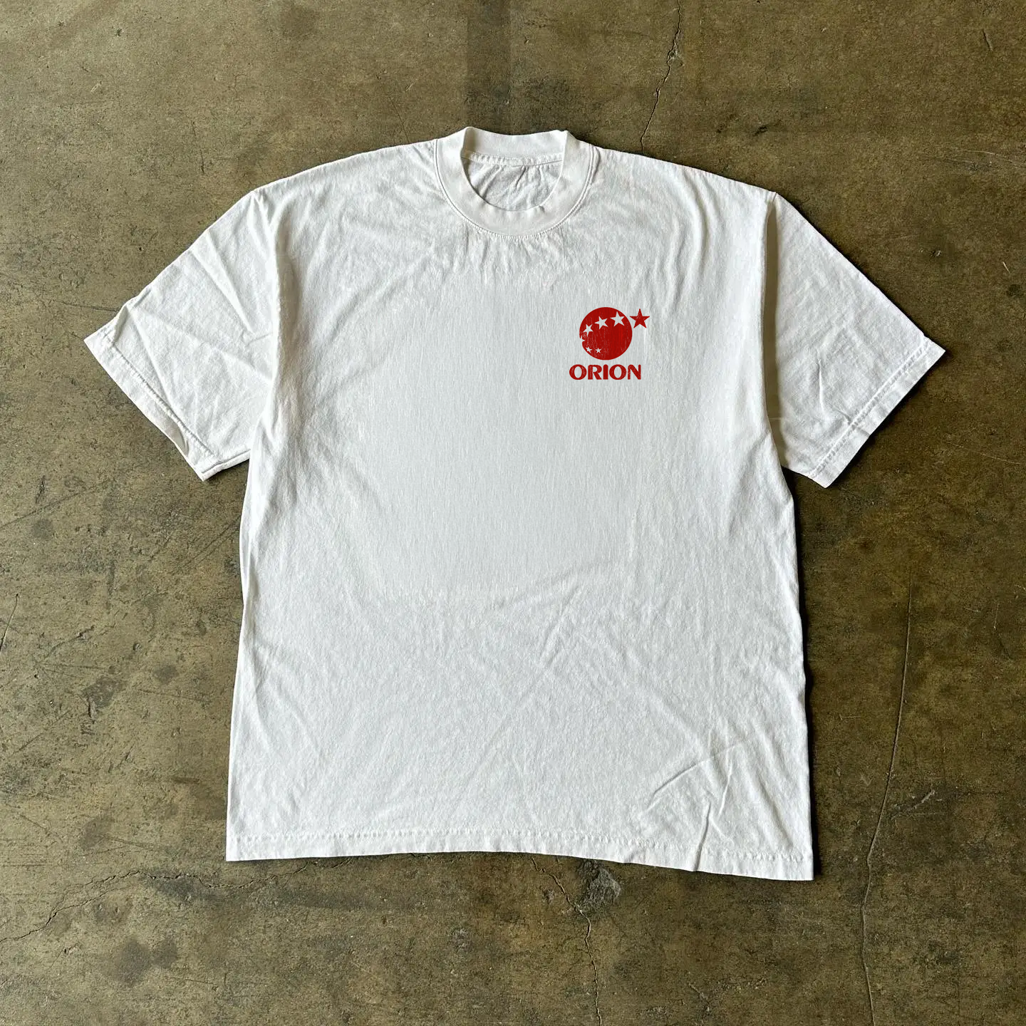 Vintage Orion Choco Pie Washed White Tee