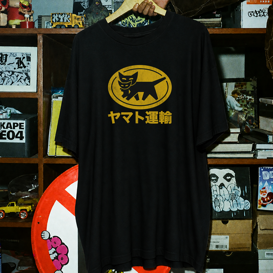 Vintage Yamato Transport Washed Black Tee